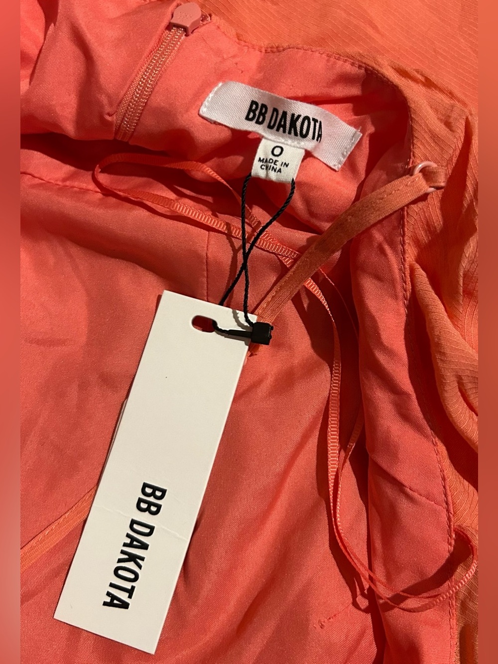 New With Tags BB Dakota size 0 Pink Dress - Picture 3 of 3